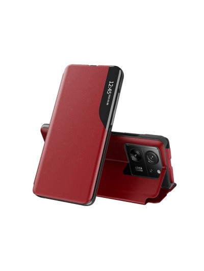 Husa Xiaomi 13T / 13T Pro, Tip Carte Eco Book, Rosu